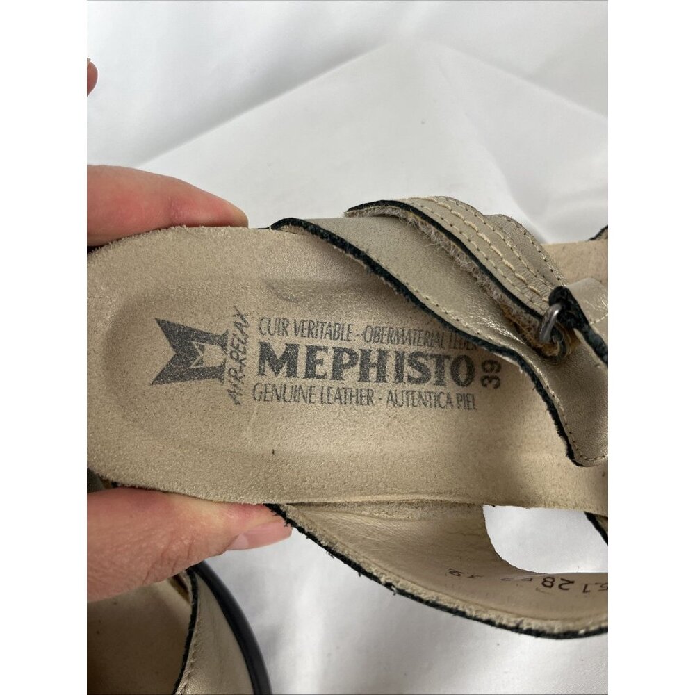 Mephisto Golden Step-In Sandals Women's EU Size 39 - Picture 2 of 7